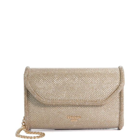 Dune London Belinni Clutch, Gold - Picture 1 of 4